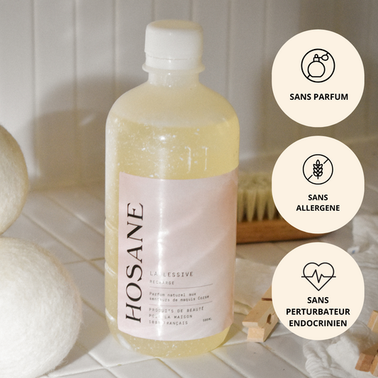 Lessive Douceur Hosane – Recharge Format Végétal 500 ml