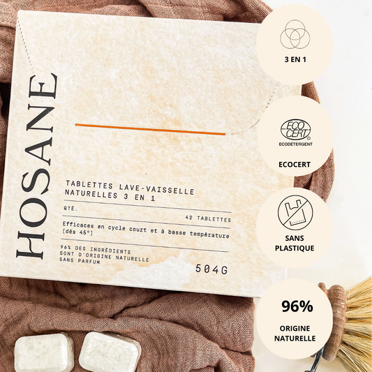 Tablettes lave-vaisselle naturelles - Efficaces et Sans compromis