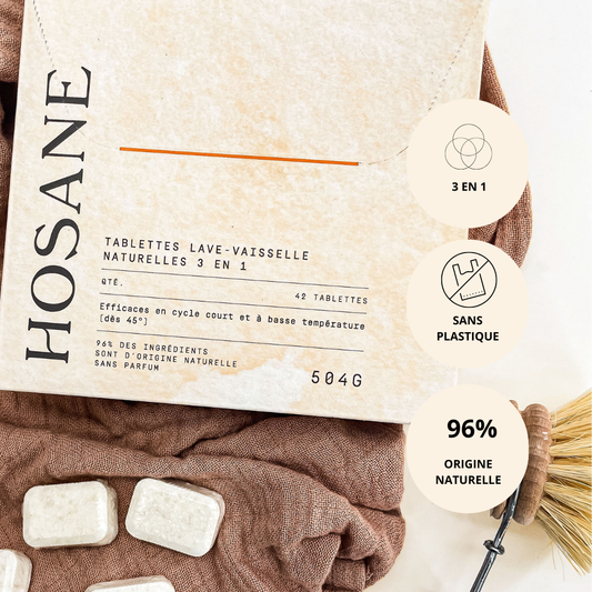 Tablettes lave-vaisselle naturelles - Efficaces et Sans compromis