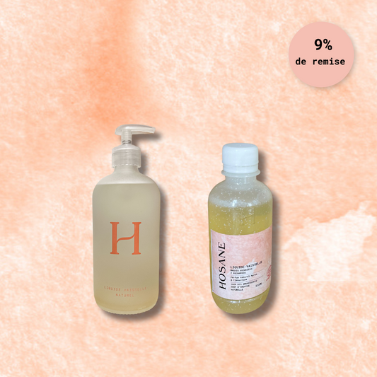 Pack Liquide Vaisselle Naturel Sans Parfum