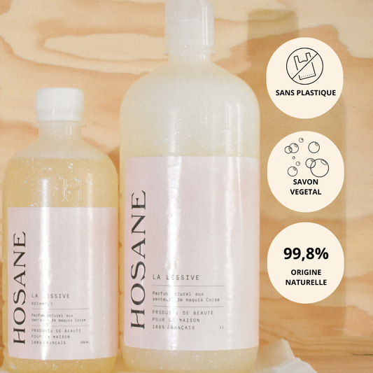 Recharge Lessive douceur sans allergène efficacité et douceur pour toute la famille