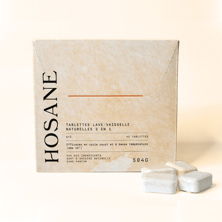 Tablettes lave-vaisselle naturelles - Efficaces et Sans compromis